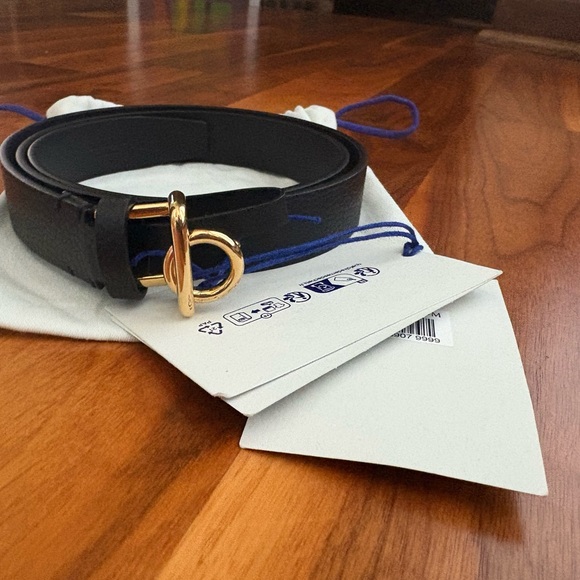 Burberry Rocking Horse Leather Belt, Black - Picture 1 of 13